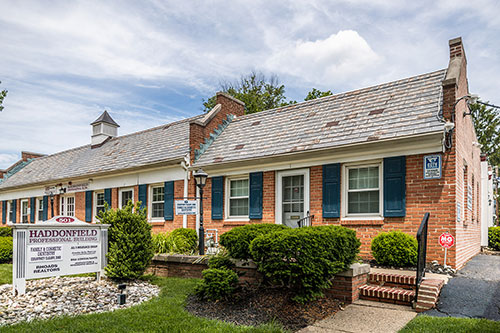 The office building of Cleary Dental, in Haddonfield, NJ.